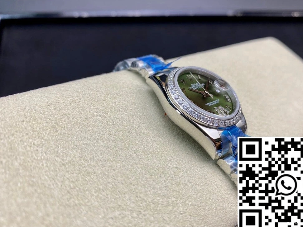 Datejust Green Dial Factory Rolex 28MM BP Diamond-set 0519